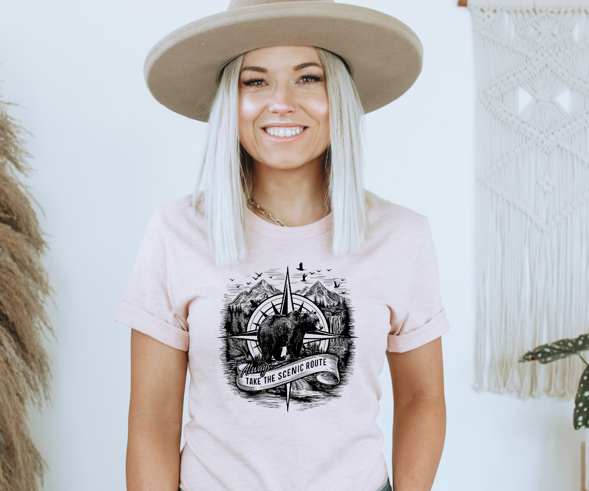 Always Take The Scenic Route Tee
