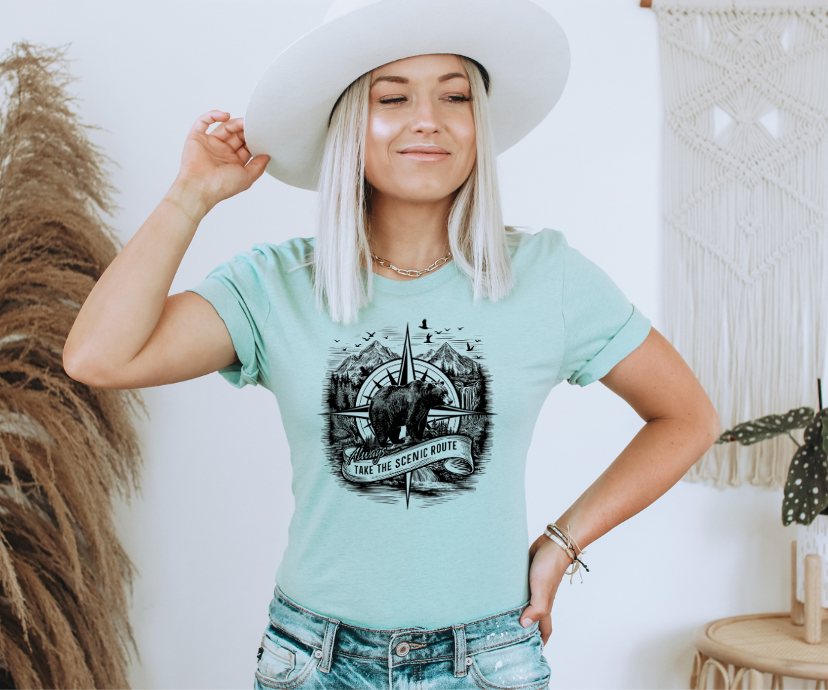 Always Take The Scenic Route Tee