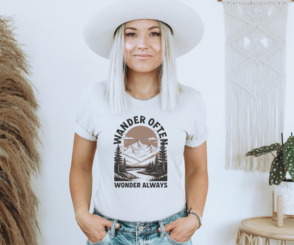 Wander Often Wonder Always Tee