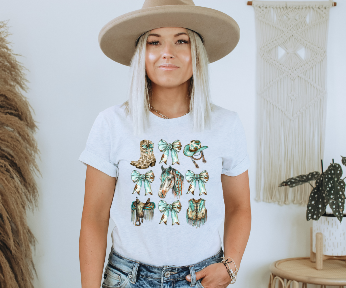 Bows, Boots, & Horses Tee