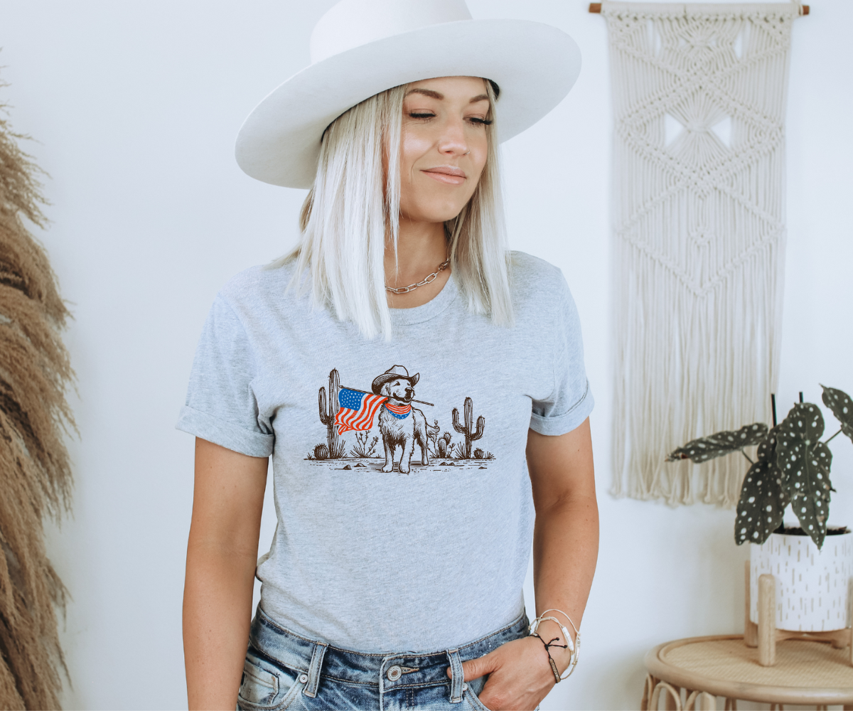 Patriotic Dog Tee