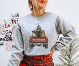 Tis the Season Pup Truck Sweatshirt