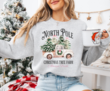 North Pole Christmas Tree Farm Sweatshirt