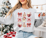 Hot Cocoa & Holly Bows Sweatshirt