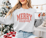 Red Merry Christmas Sweatshirt