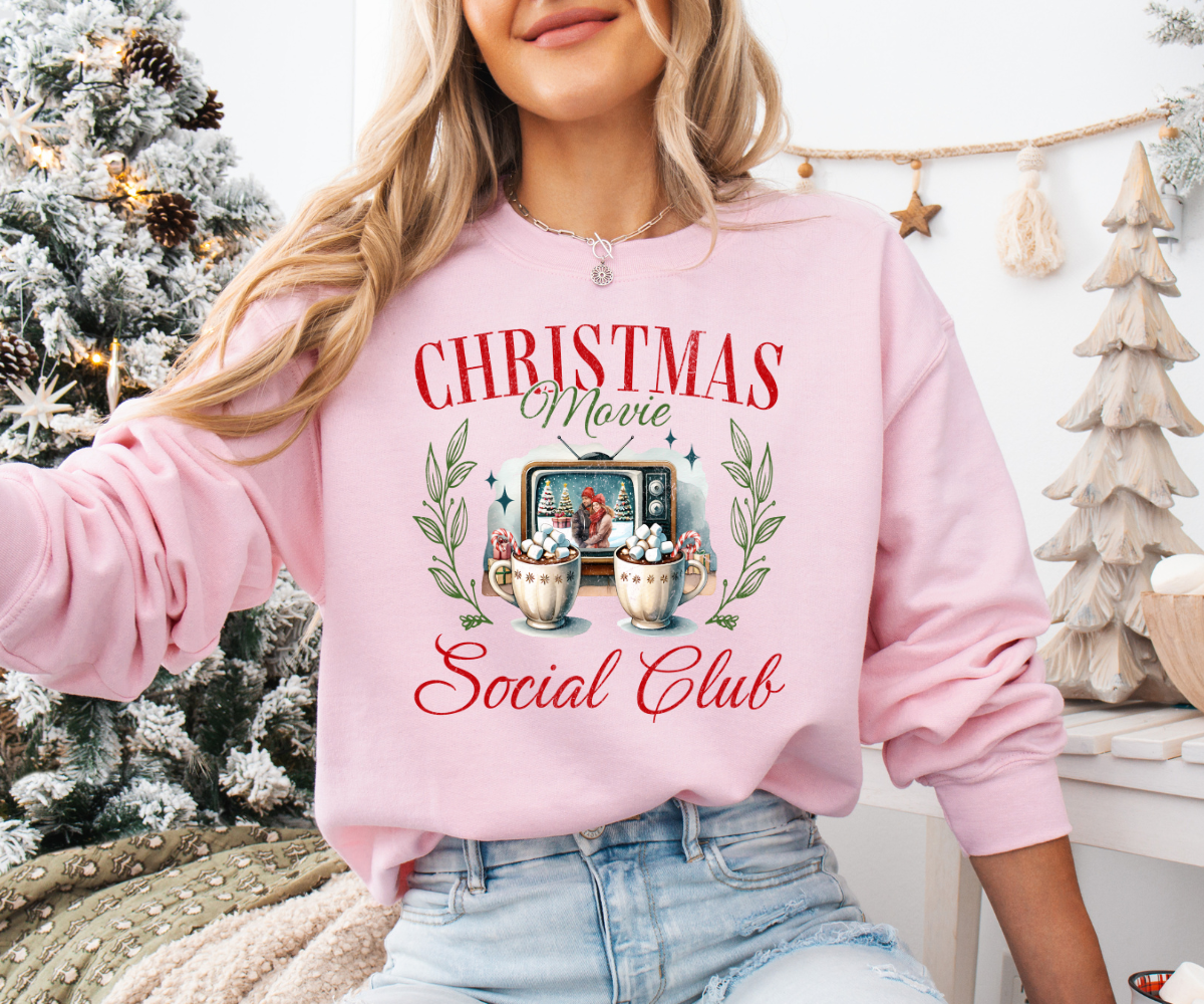 Christmas Movie Social Club Sweatshirt