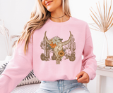 Desert Bloom Longhorn Sweatshirt