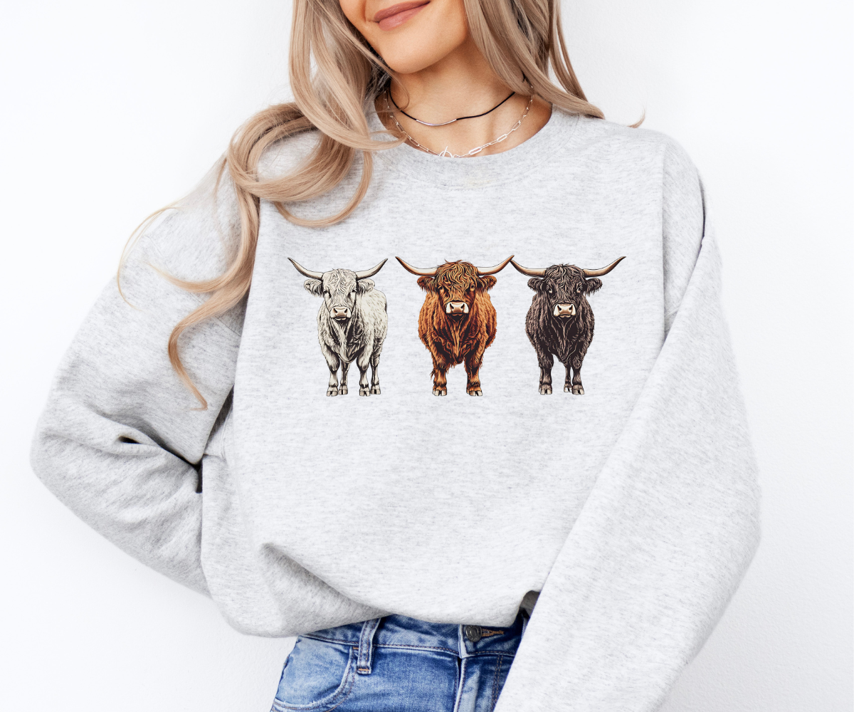 Highland Herd Graphic Sweatshirt