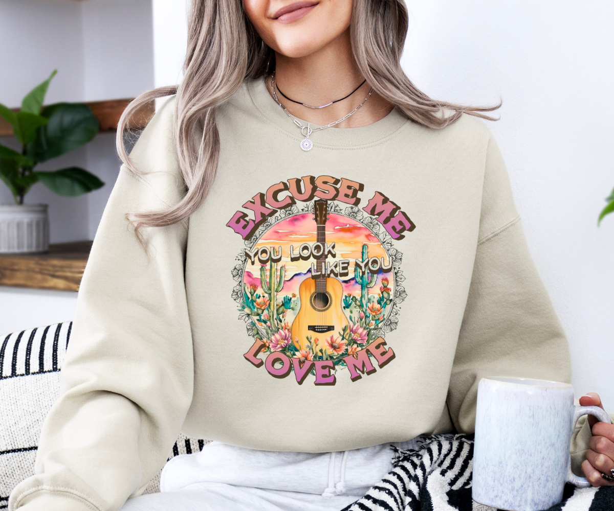 Excuse Me You Look Like You Love Me Sweatshirt