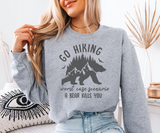 Go Hiking Bear Sweatshirt