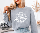 I Had Anxiety So I Left (White) Sweatshirt